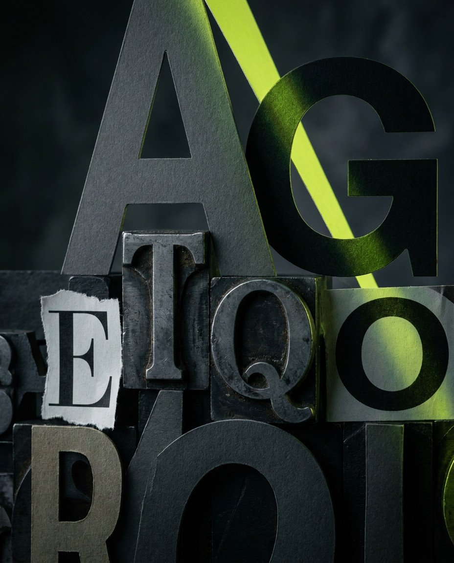 Tipografia Gigante: o texto assumindo o protagonismo do design